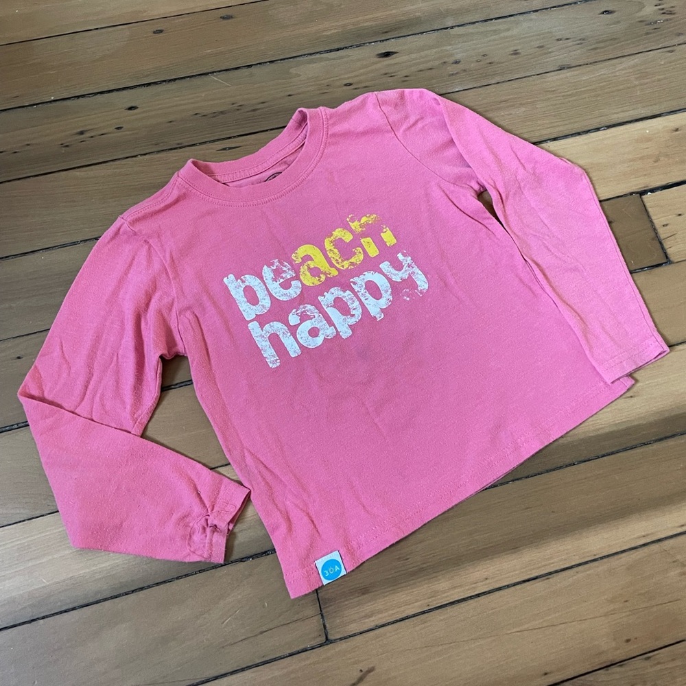 30A Beach Happy Long Sleeve Tee Shirt